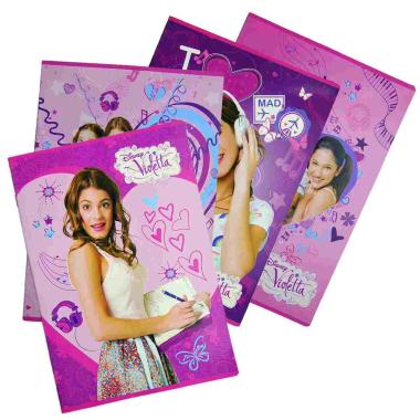 Quaderno Mod. A4 Riga 1R Violetta Only |Disney