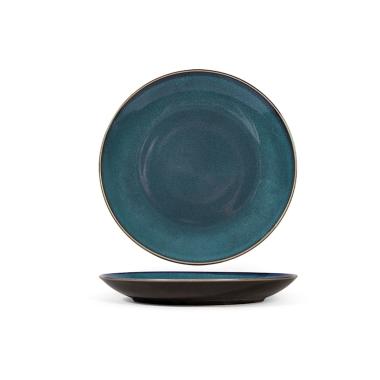 Piatto Tavola Porcellana Marrakesh Piano Blu cm.Ã˜26 | H&H