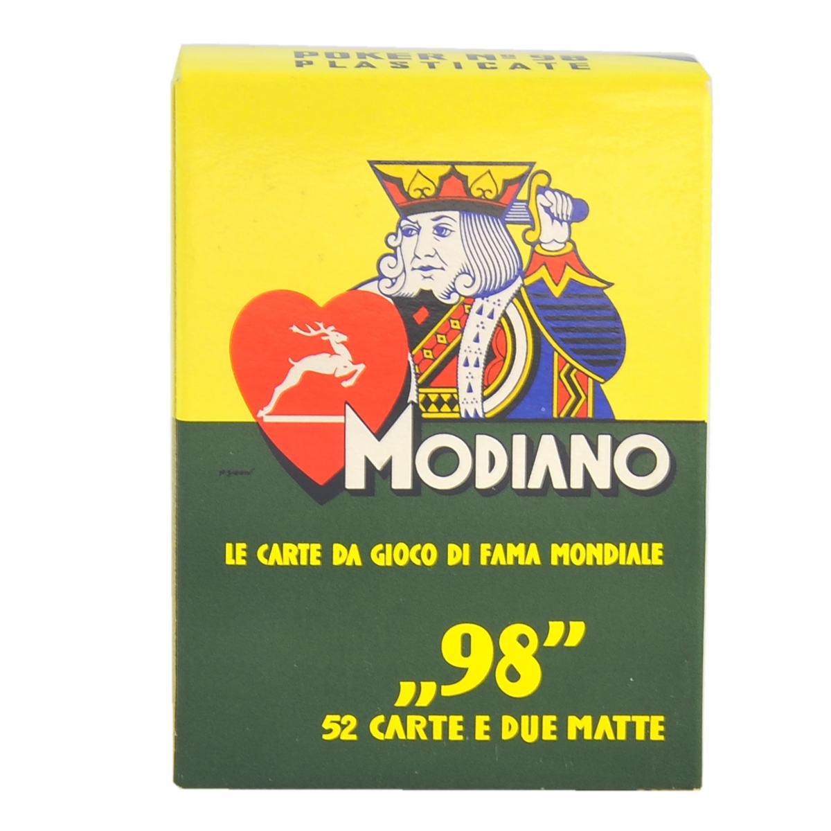 Carte Poker Modiano Blu (Confezione da 54 Carte) |M2 Store