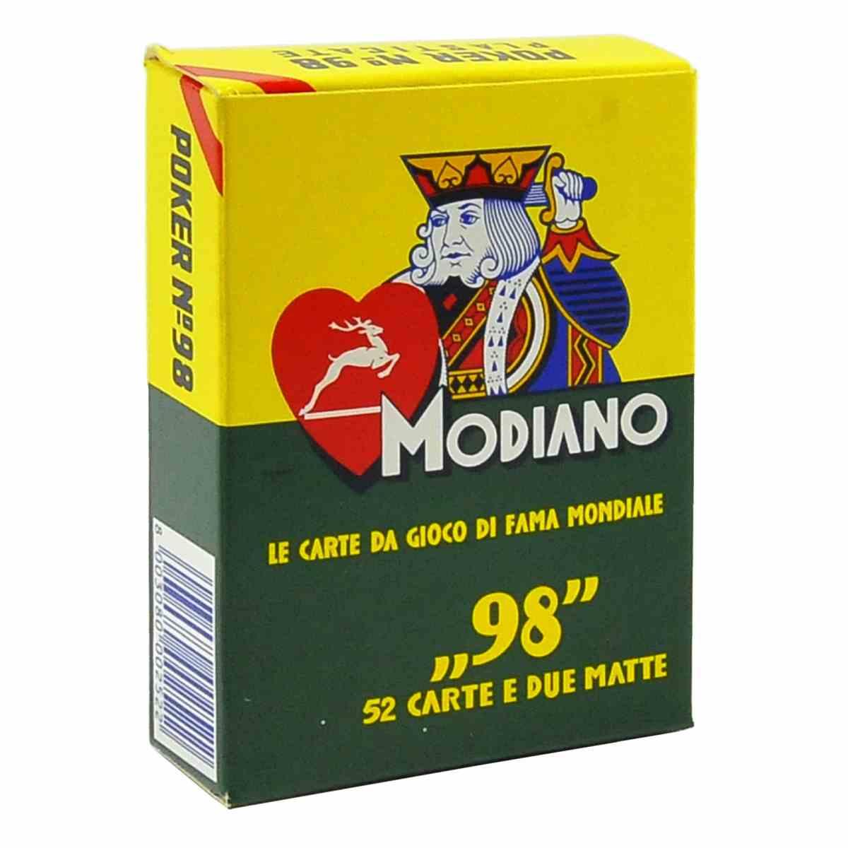 Carte Ramino Modiano Rosse (Confezione da 54 Carte) |M2 Store