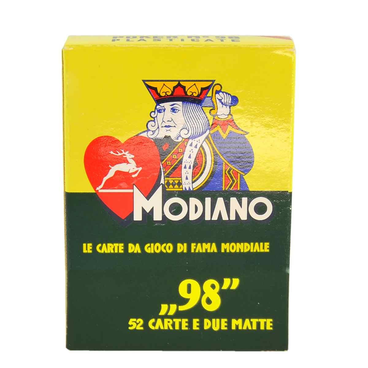 Carte Ramino Modiano Rosse (Confezione da 54 Carte) |M2 Store