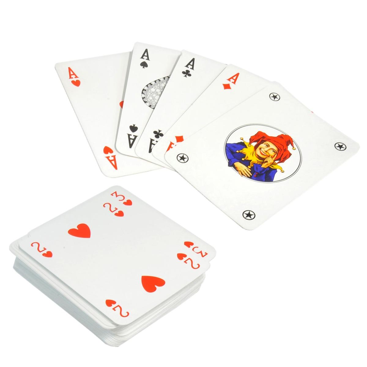 Carte Ramino Modiano Rosse (Confezione da 54 Carte) |M2 Store