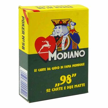 Carte Ramino Modiano Rosse (Confezione da 54 Carte) |M2 Store