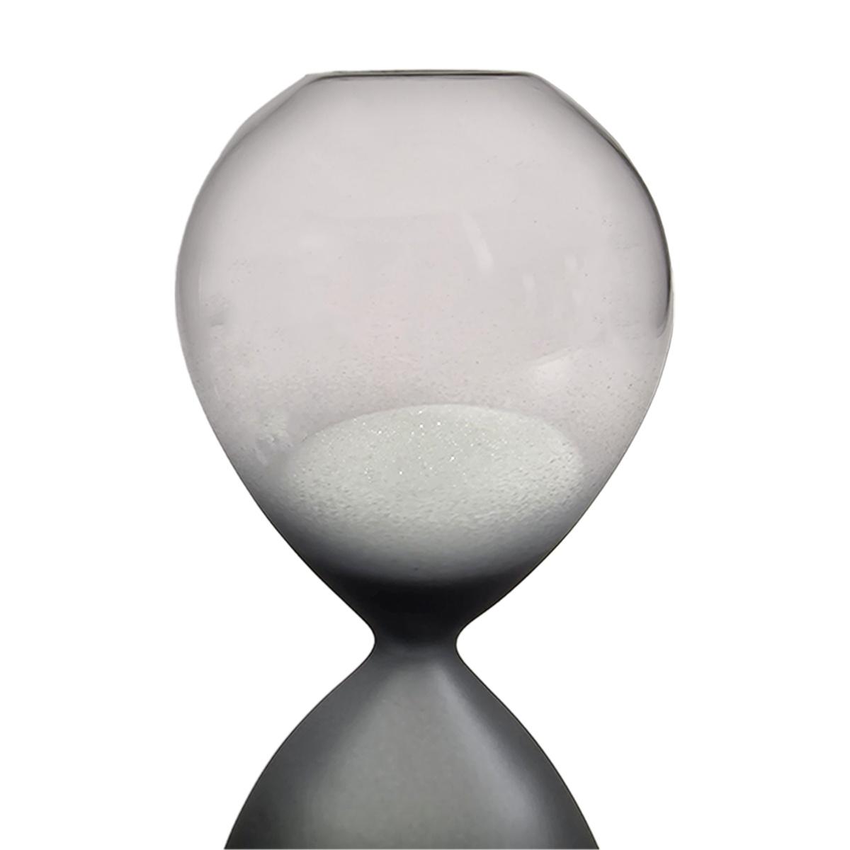 Clessidra Vetro Blu con Sabbia Bianca cm.Ã˜6x14 | Mascagni