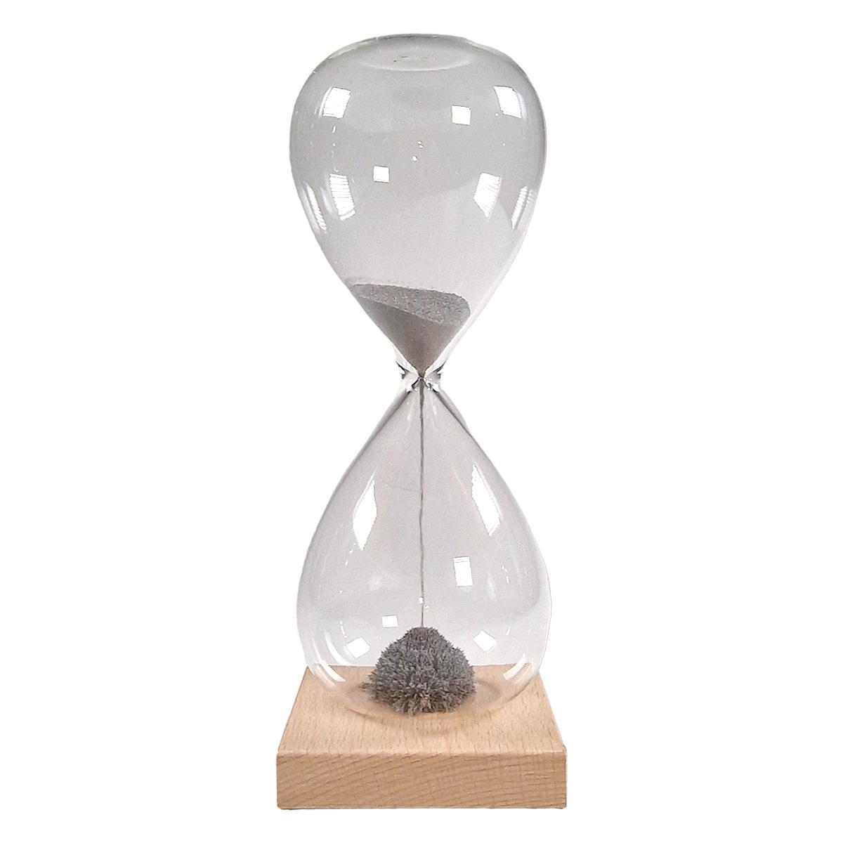Clessidra Vetro con Magnete e Sabbia Bronzo cm.20 | Mascagni