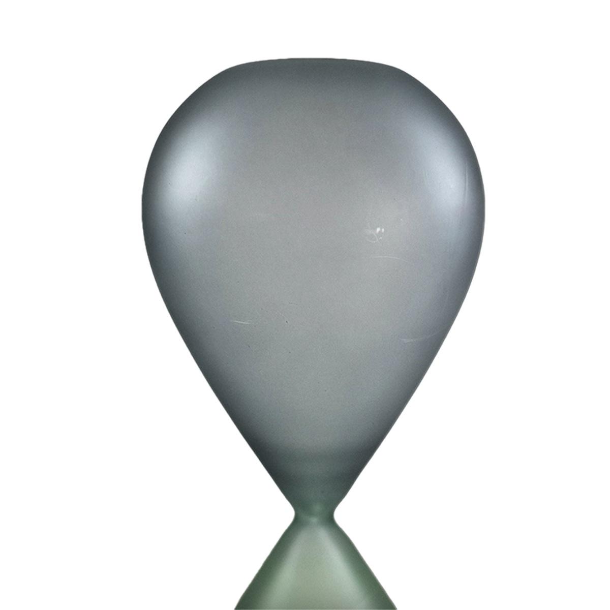 Clessidra Vetro Blu con Sabbia Bianca cm.Ã˜9x24 | Mascagni