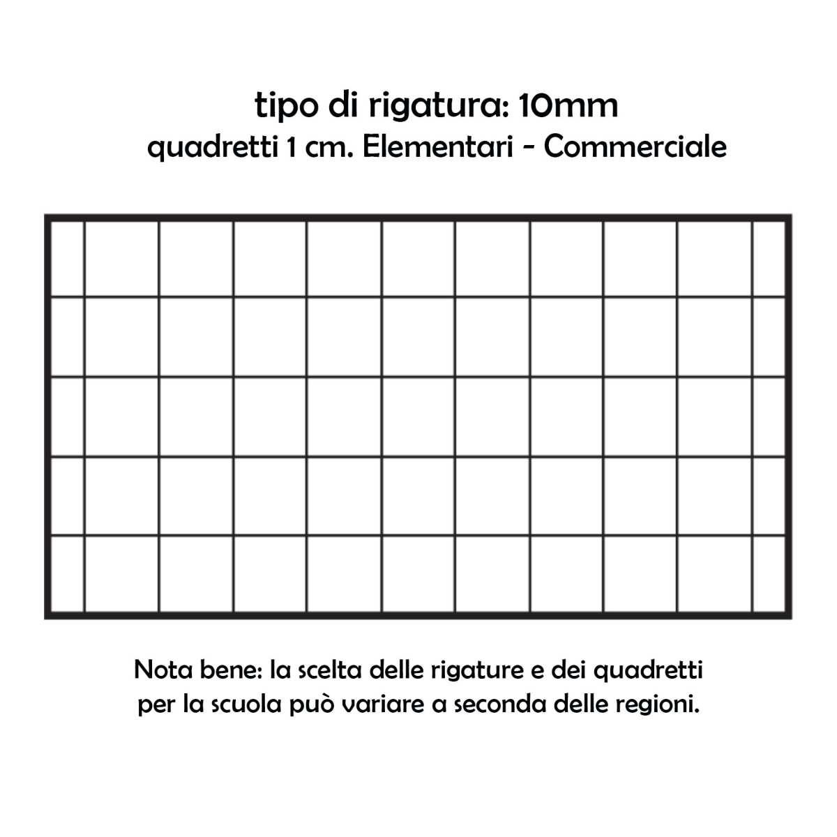 Quaderno Mod. A4 Riga 10mm Turtles Fancy |Fabriano