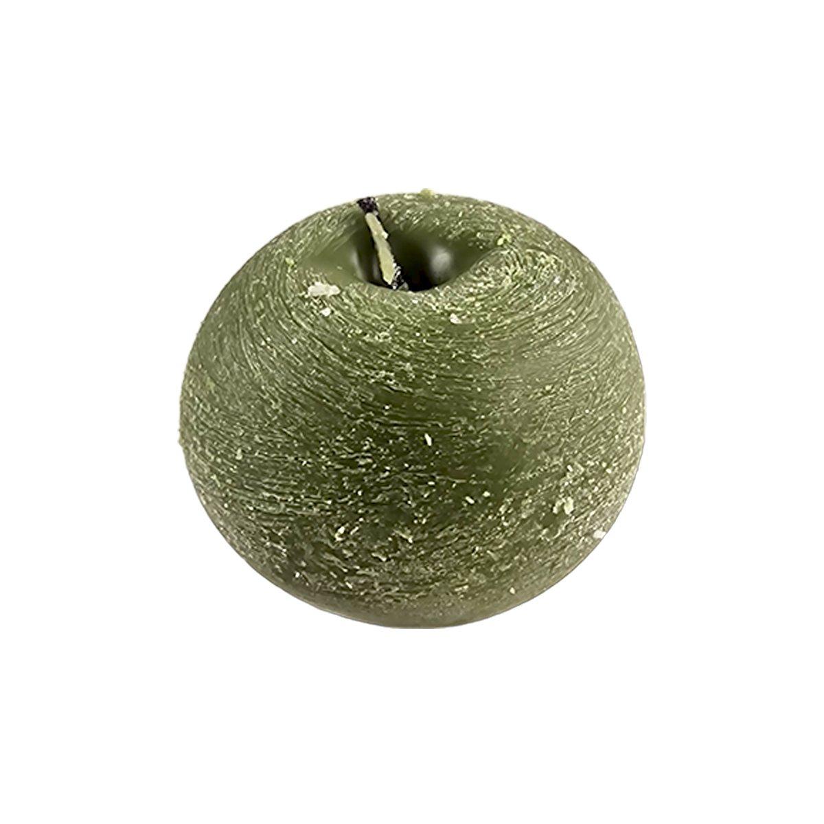 Candela Profumata Mela Verde Brinata cm.Ø8x6 |Cereria Parma