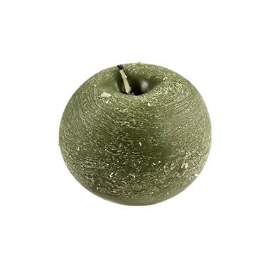 Candela Profumata Mela Verde Brinata cm.Ø8x6 |Cereria Parma