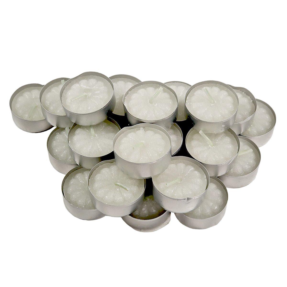 Candela Tea Light pz.25 Bianche |Cereria di Giorgio