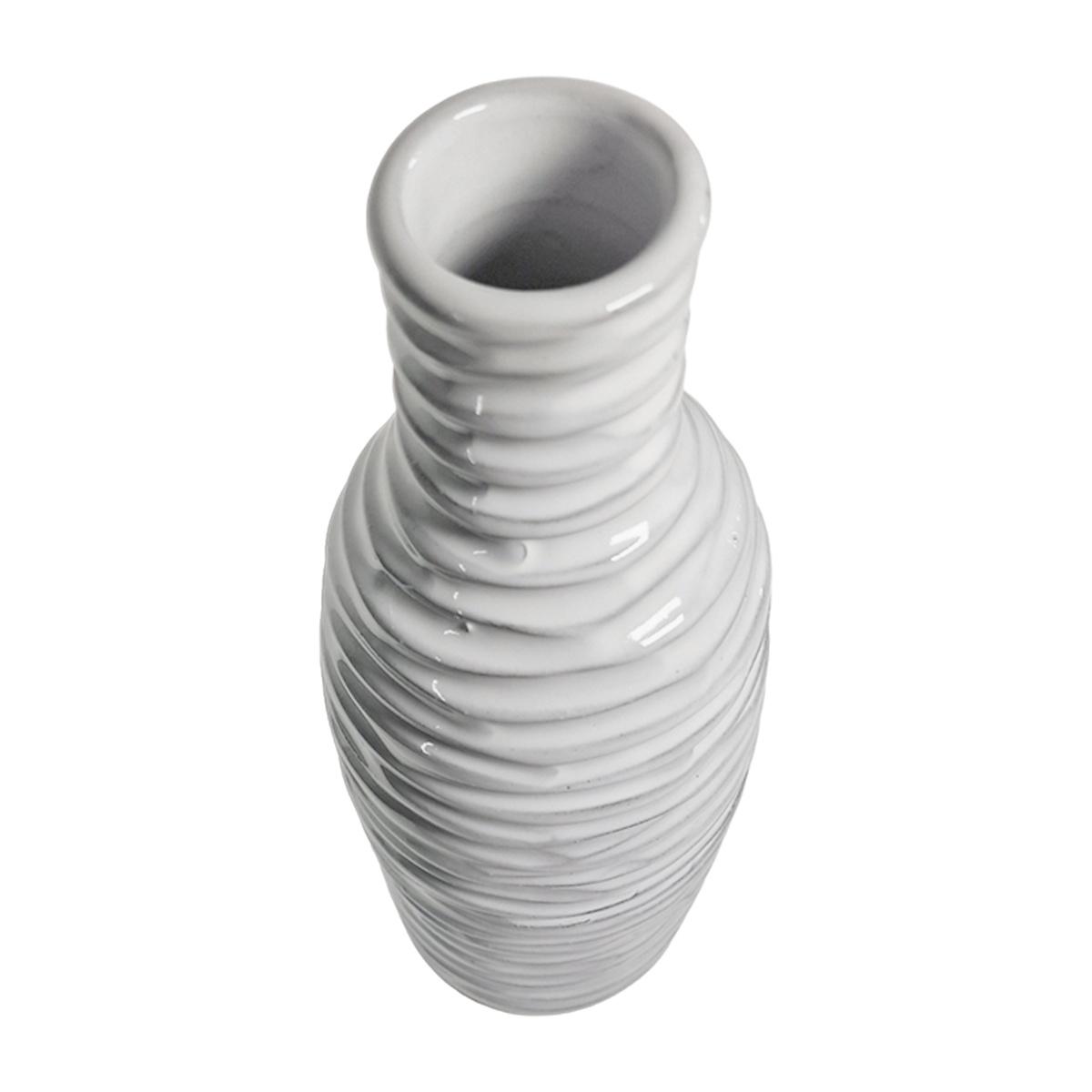 Vaso Ceramica Zelda Bianco cm.12xh36 | Innova