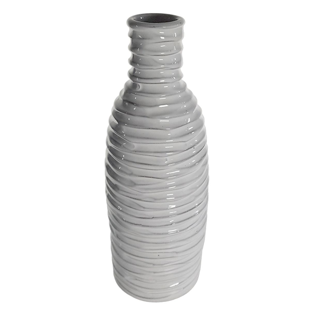 Vaso Ceramica Zelda Bianco cm.12xh36 | Innova