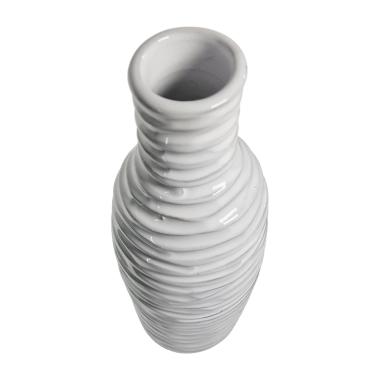 Vaso Ceramica Zelda Bianco cm.12xh36 | Innova