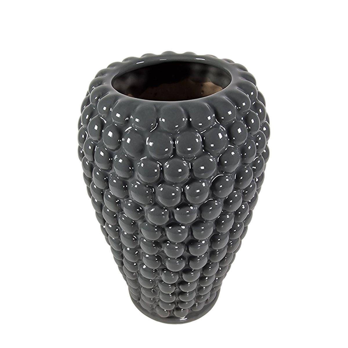 Vaso Ceramica Joelle Grigio cm.15x23 | Innova
