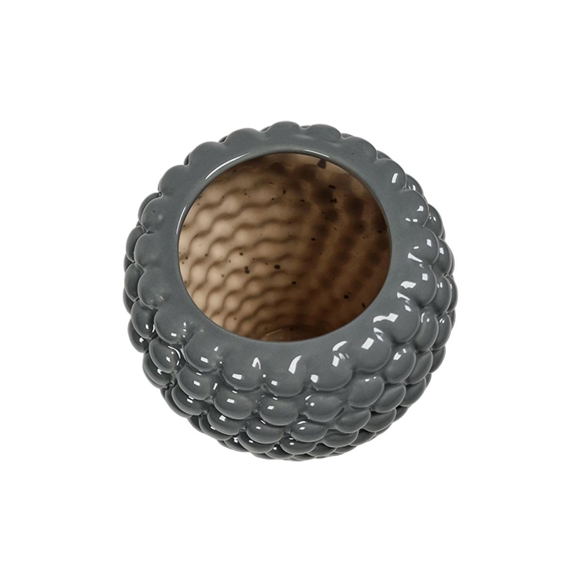 Vaso Ceramica Joelle Grigio cm.15x23 | Innova