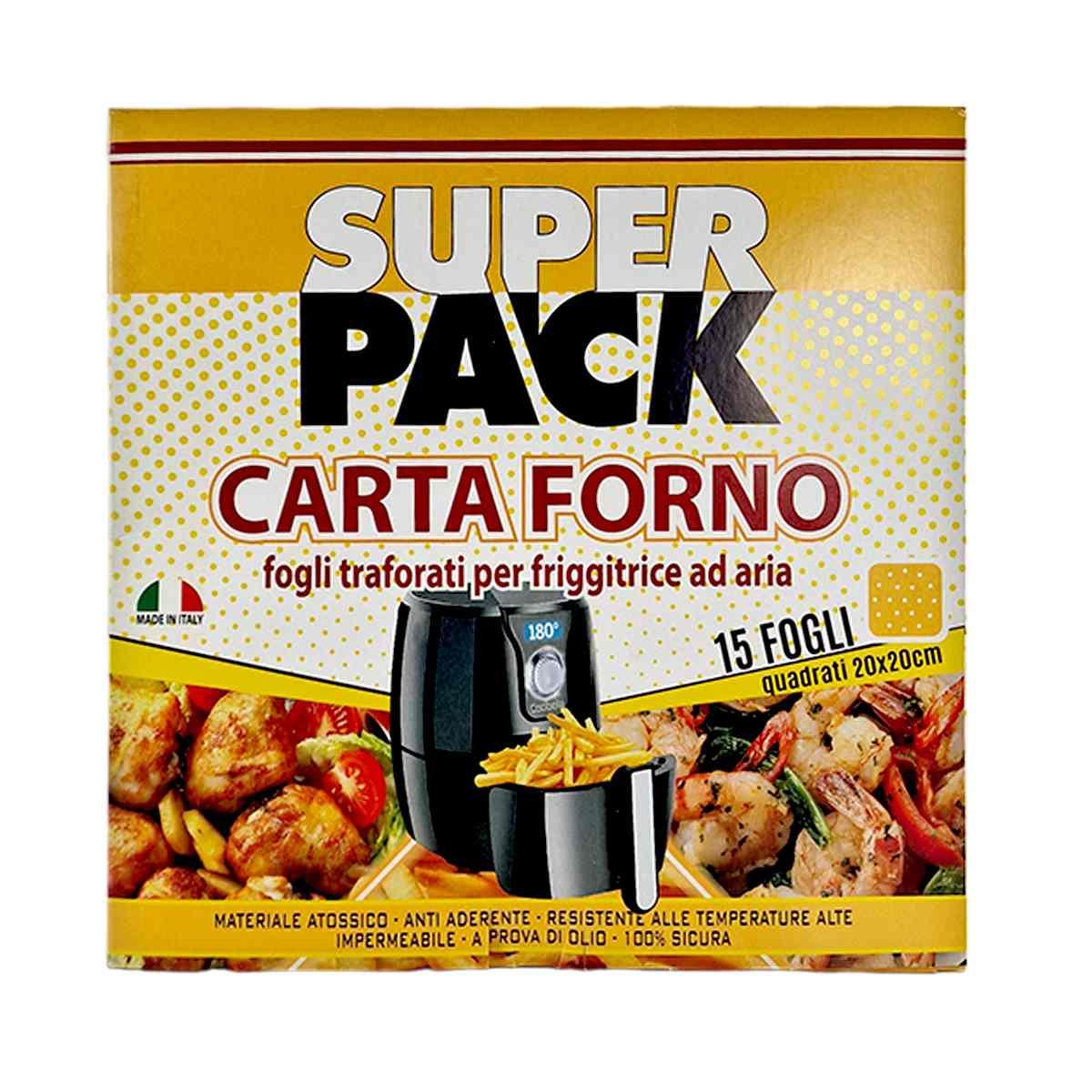 Carta Forno per Friggitrice ad Aria 20x20 pz.15 | M2 Store