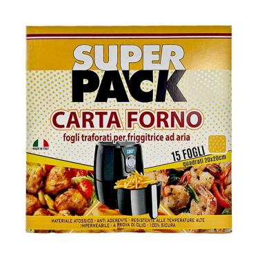 Carta Forno per Friggitrice ad Aria 20x20 pz.15 | M2 Store
