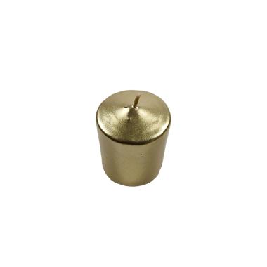 Candela cm.5x6,5 Cilindrica Oro |Bizzotto