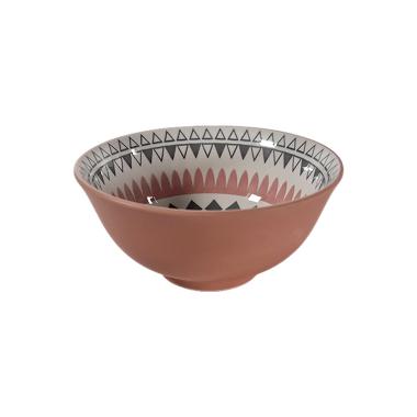 Ciotola Insalatiera cm.Ø15 Porcellana Rosa con Decori | Casa Conte