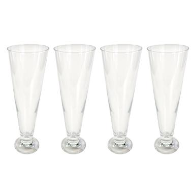 Bicchieri Vetro Set pz.4 Birra Pilsner ml.385 | Bormioli