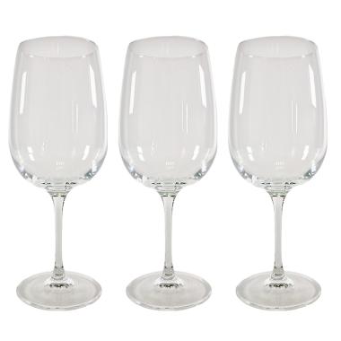 Bicchieri Vetro Set pz.3 Vino Calice Spazio ml.500 | Bormioli