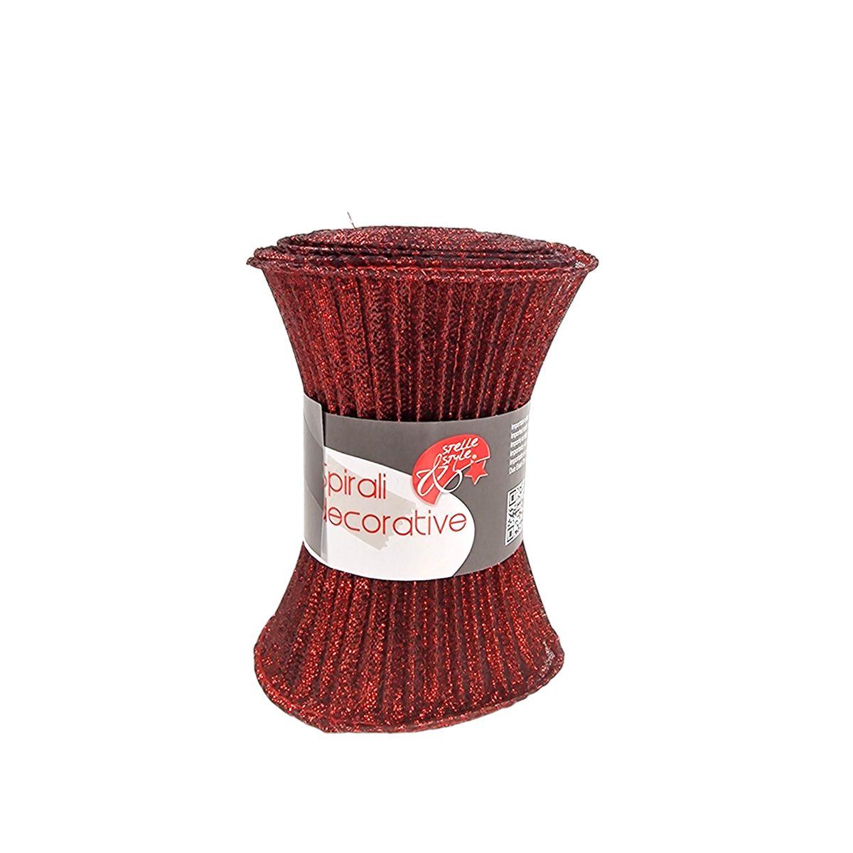 Nastro Spirale in Tessuto Bordeaux cm.12,5x180 |M2 Store