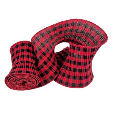 Nastro Spirale in Tessuto Scozzese cm.12,5x180 |M2 Store