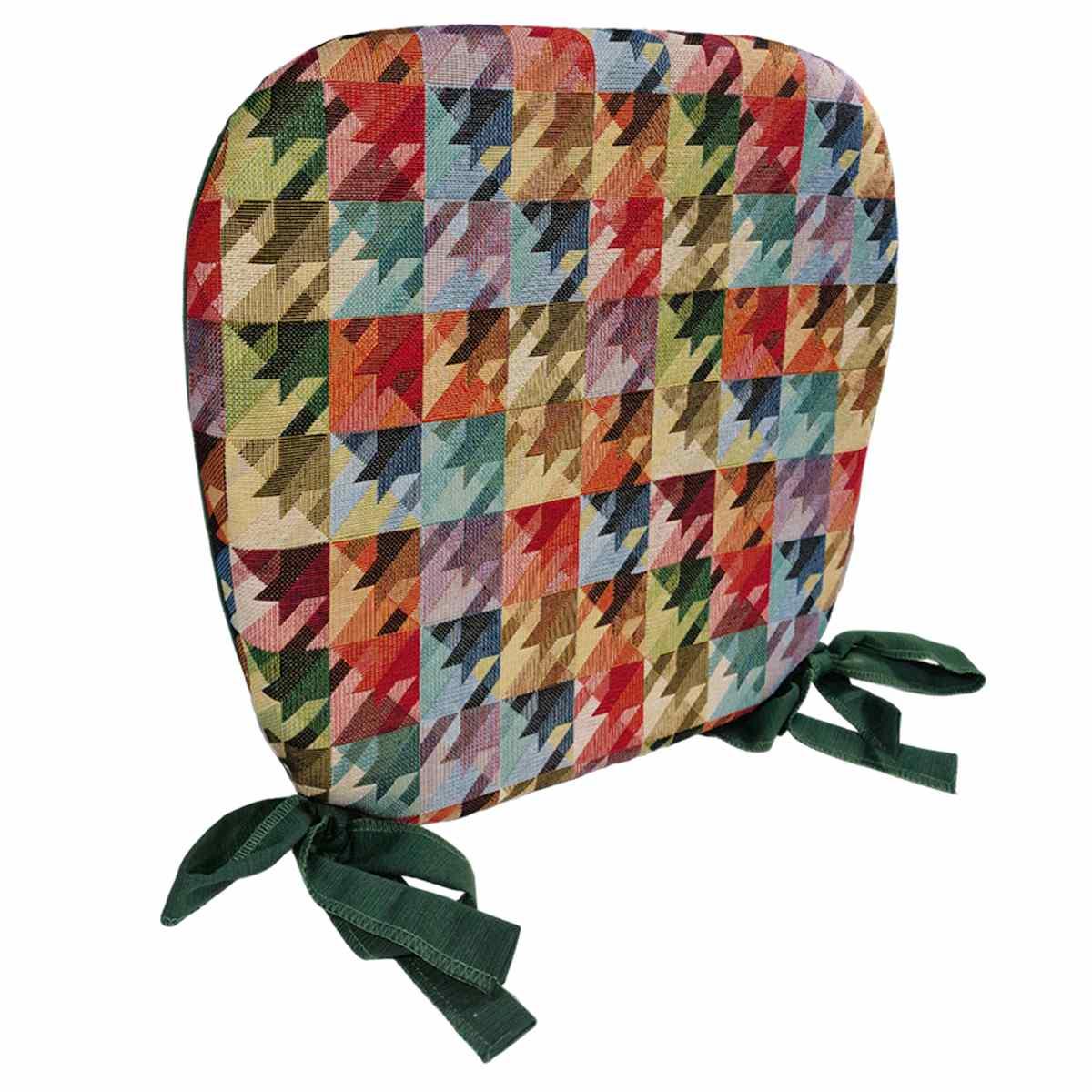 Cuscino Sedia Sagomato Gobelin cm.40x39x5 | Alore Casa