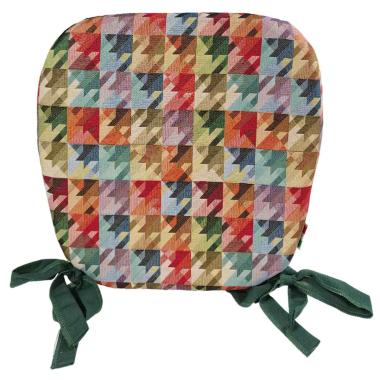 Cuscino Sedia Sagomato Gobelin cm.40x39x5 | Alore Casa