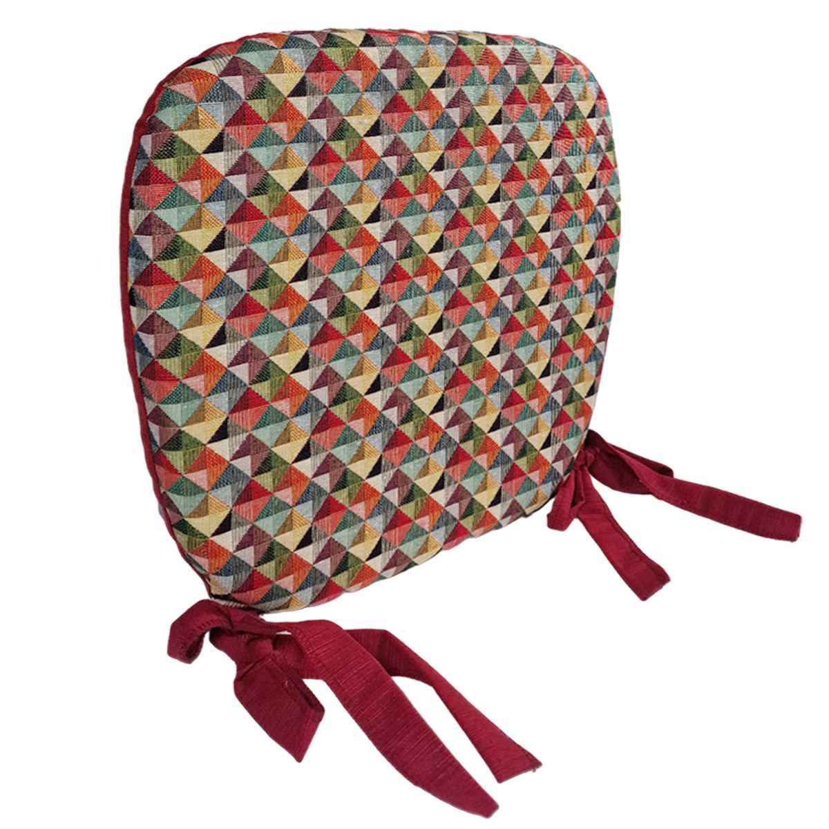 Cuscino Sedia Sagomato Gobelin cm.40x39x5 | Alore Casa