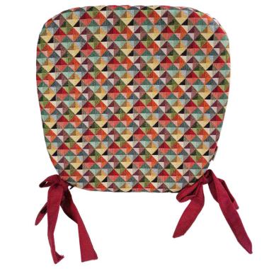 Cuscino Sedia Sagomato Gobelin cm.40x39x5 | Alore Casa