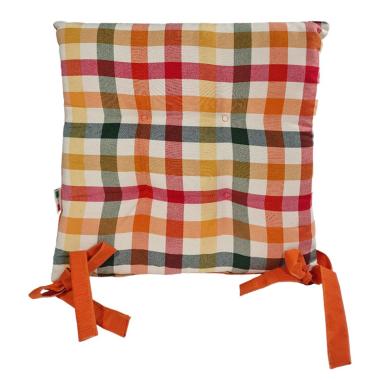 Cuscino Sedia Country Arancio cm.41x41 | Alore Casa