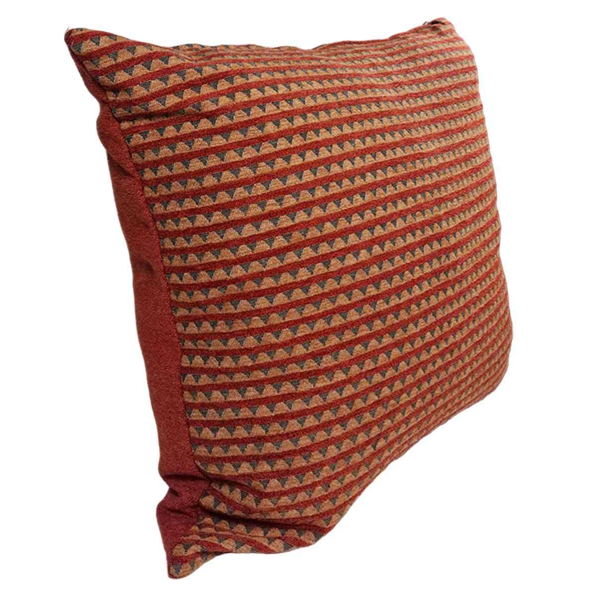 Cuscino Arredo Ciniglia Erica Marrone cm.53x53 | Alore Casa