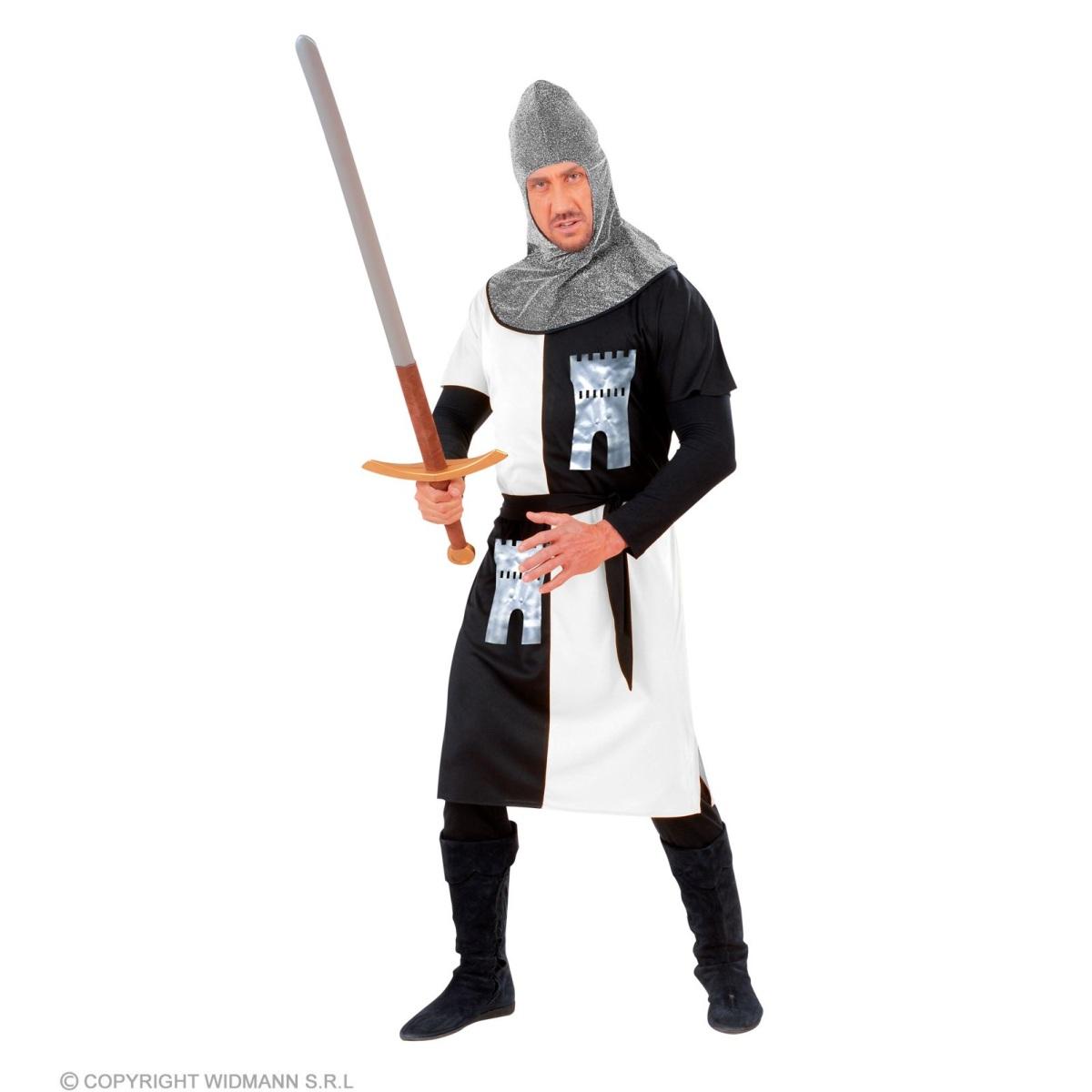 Costume Crociato Cavaliere Nero |Widmann