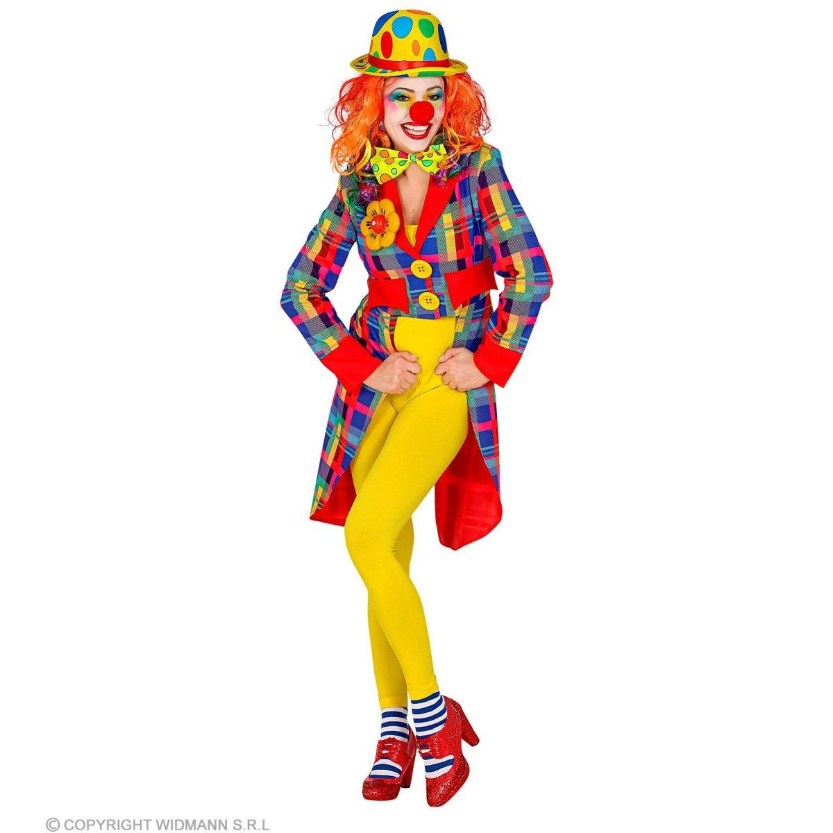 Giacca Frac Clown Multicolor |Widmann