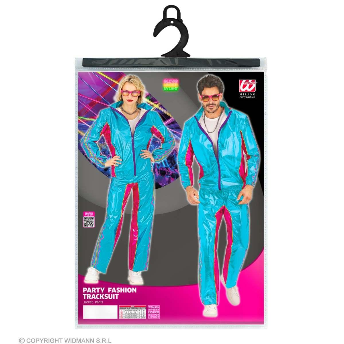 Costume Tuta Anni '80 Azzurra |Widmann