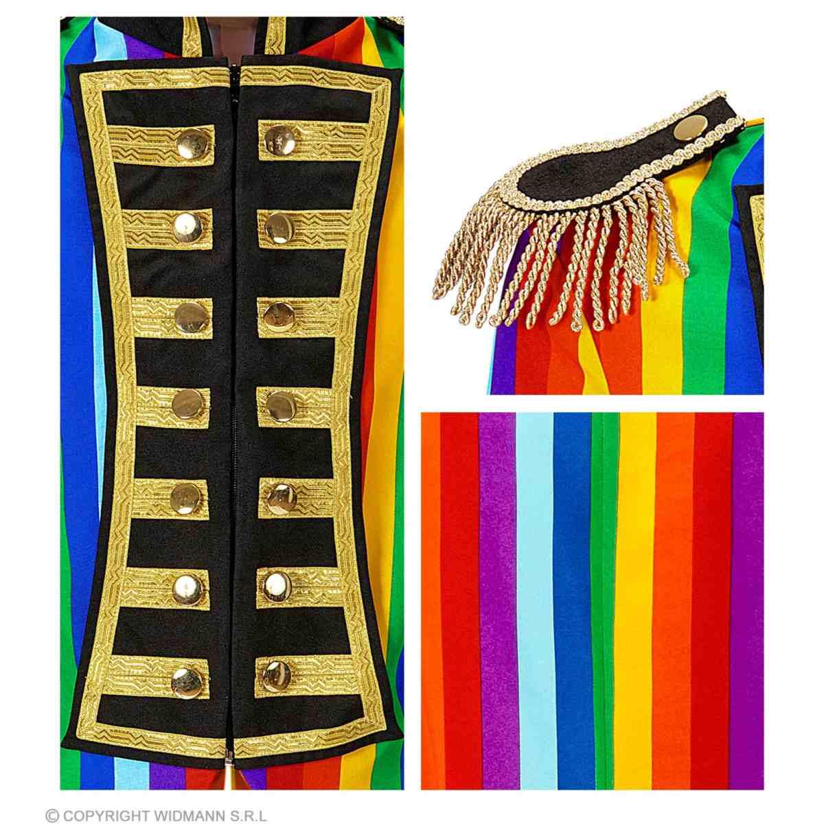 Giacca Parata Righe Arcobaleno Multicolor |Widmann