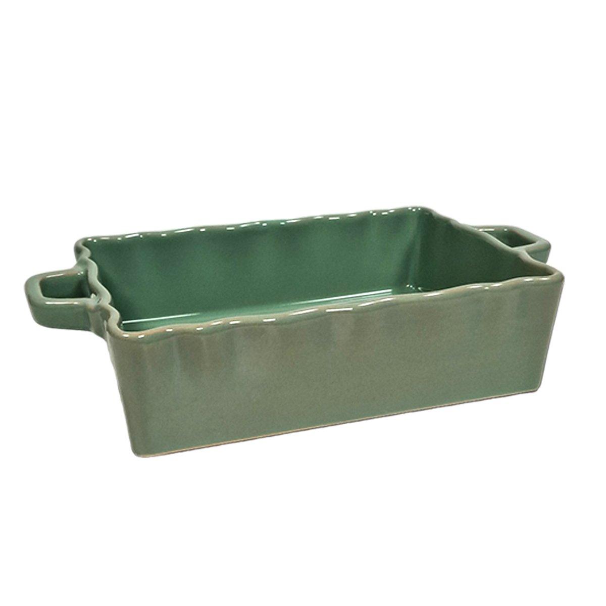 Ciotola Pirofila Stoneware Verde cm.26x16xh7 | H&H