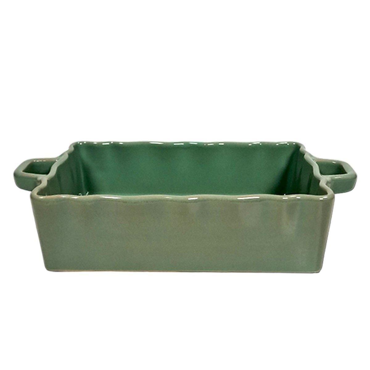 Ciotola Pirofila Stoneware Verde cm.26x16xh7 | H&H