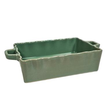 Ciotola Pirofila Stoneware Verde cm.26x16xh7 | H&H