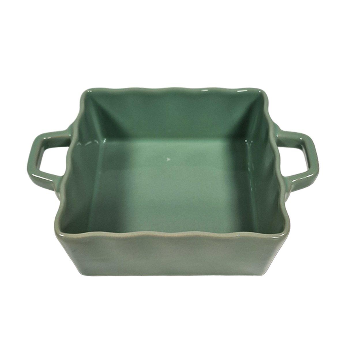 Ciotola Pirofila Stoneware Verde cm.21x15xh6 | H&H