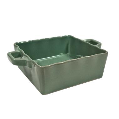 Ciotola Pirofila Stoneware Verde cm.21x15xh6 | H&H