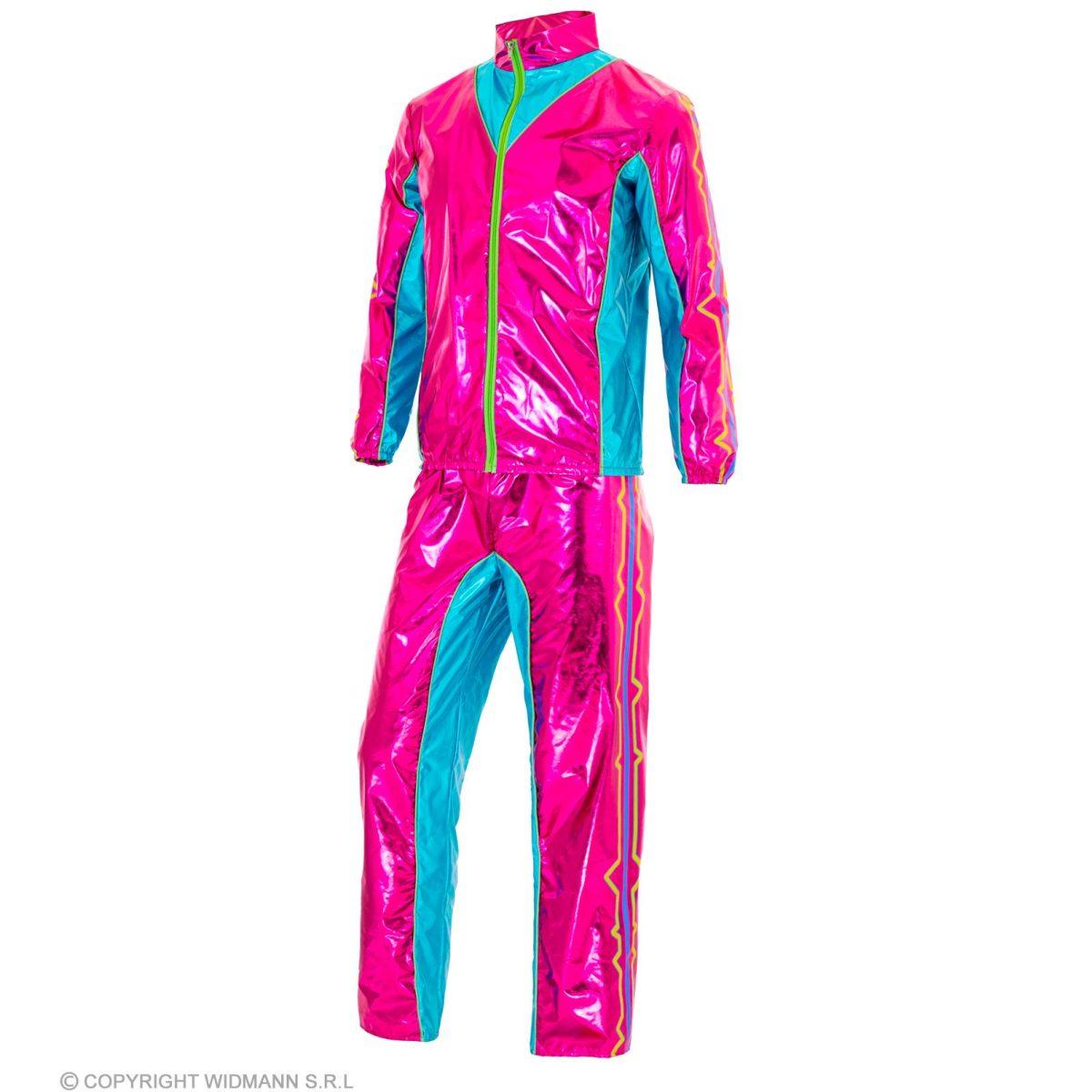 Costume Tuta Anni '80 Rosa |Widmann