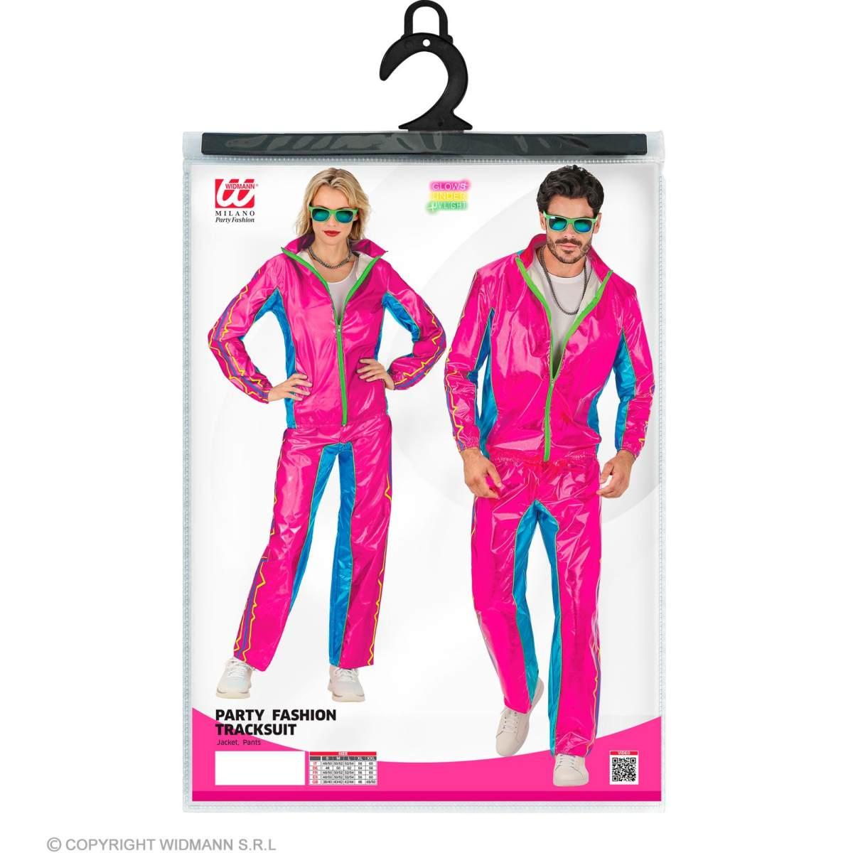 Costume Tuta Anni '80 Rosa |Widmann