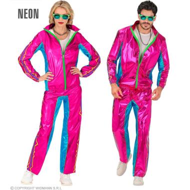 Costume Tuta Anni '80 Rosa |Widmann