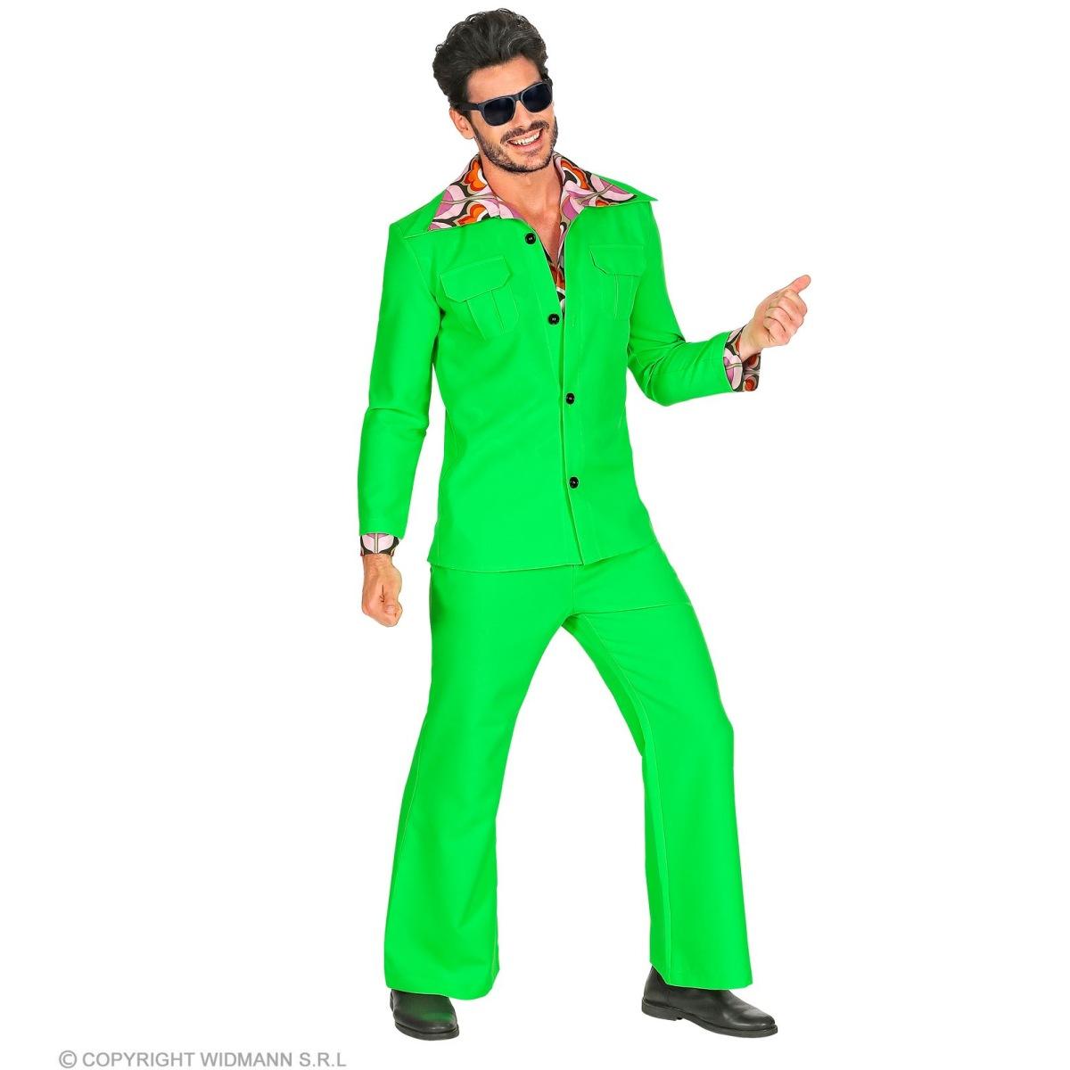 Costume Completo Party Disco Verde |Widmann