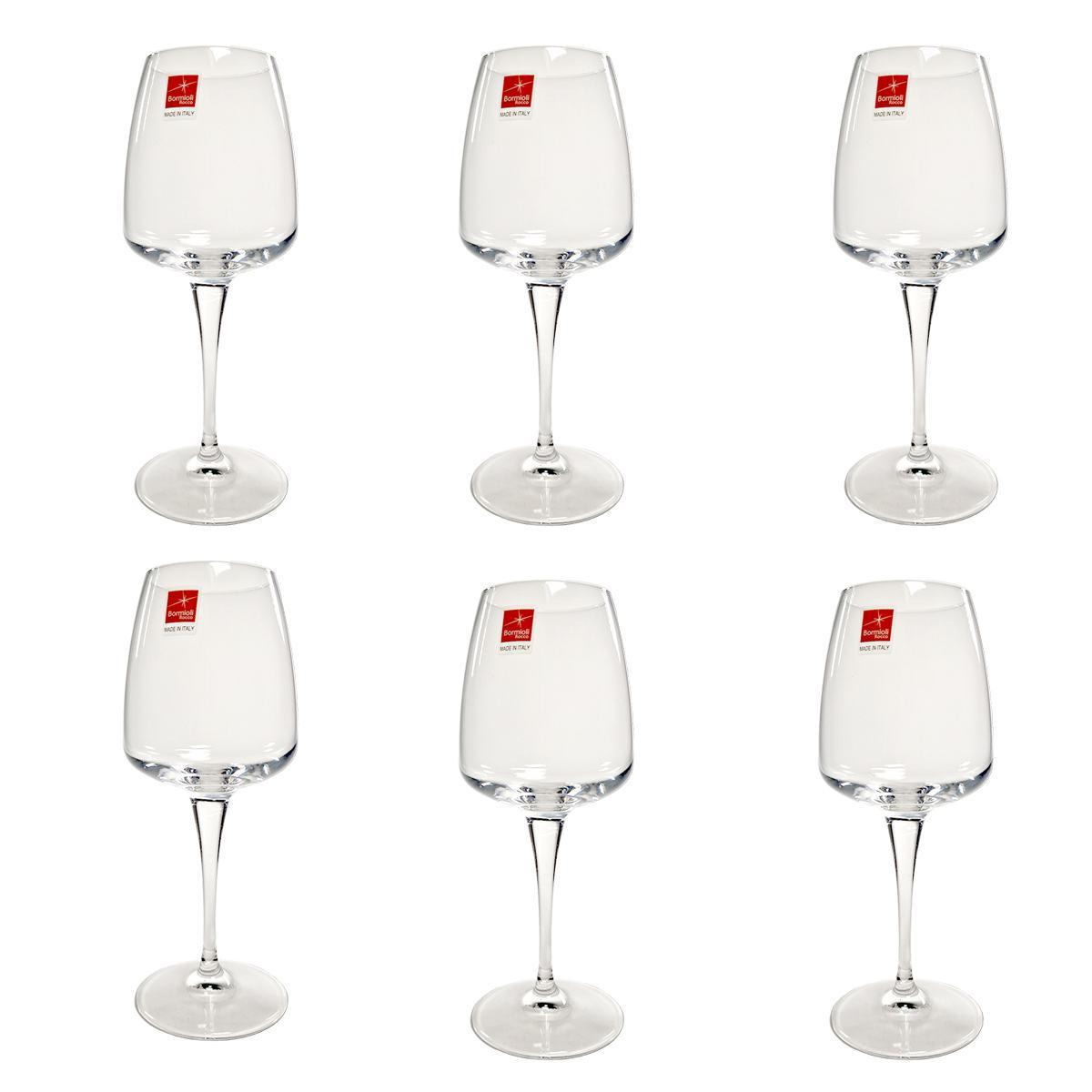 Bicchieri Vetro Set pz.6 Calice Vino Bormioli Arum ml.350 | Bormioli