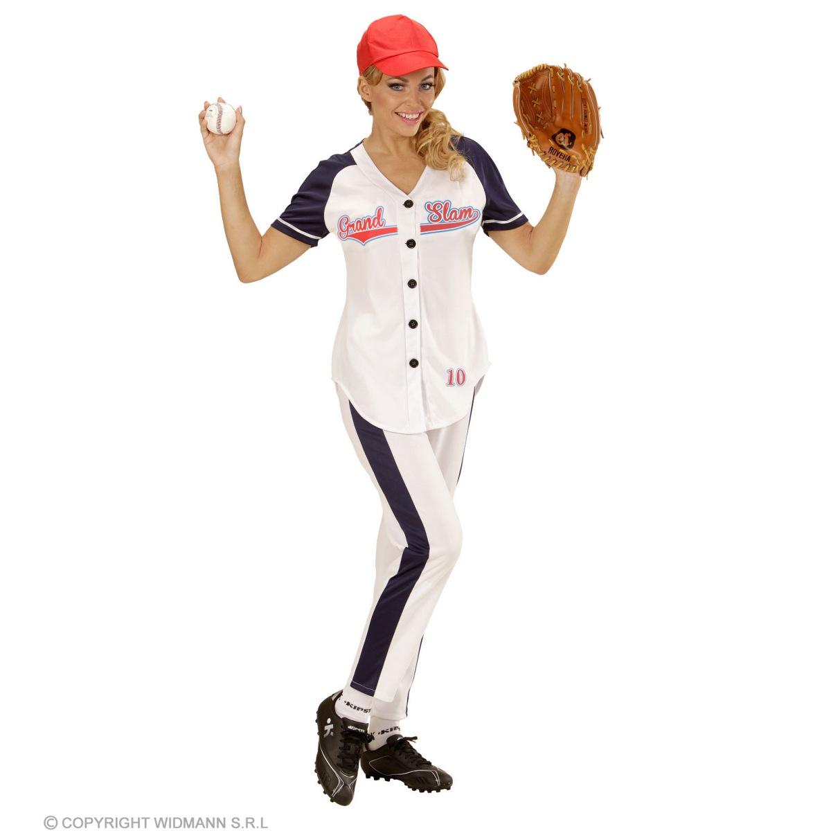 Costume Giocatrice Baseball |Widmann
