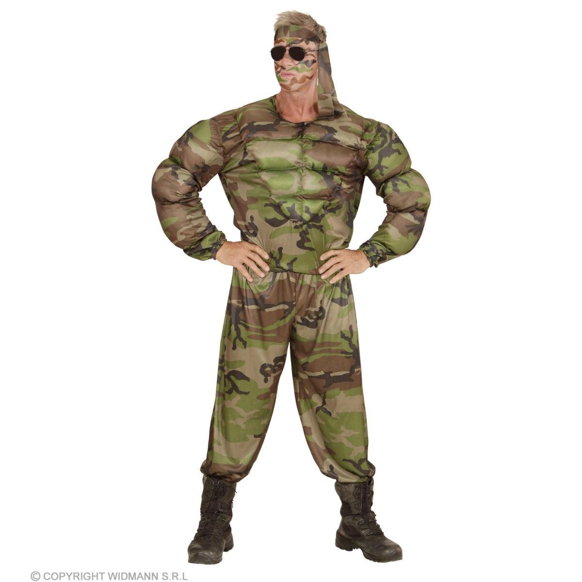 Costume Soldato Muscoloso |Widmann