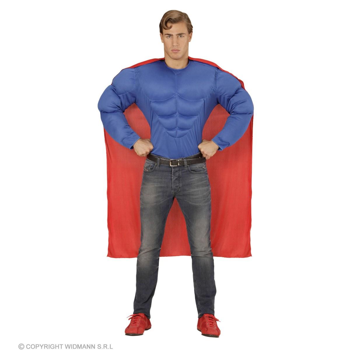 Costume Super Eroe Maglia con Mantello |Widmann